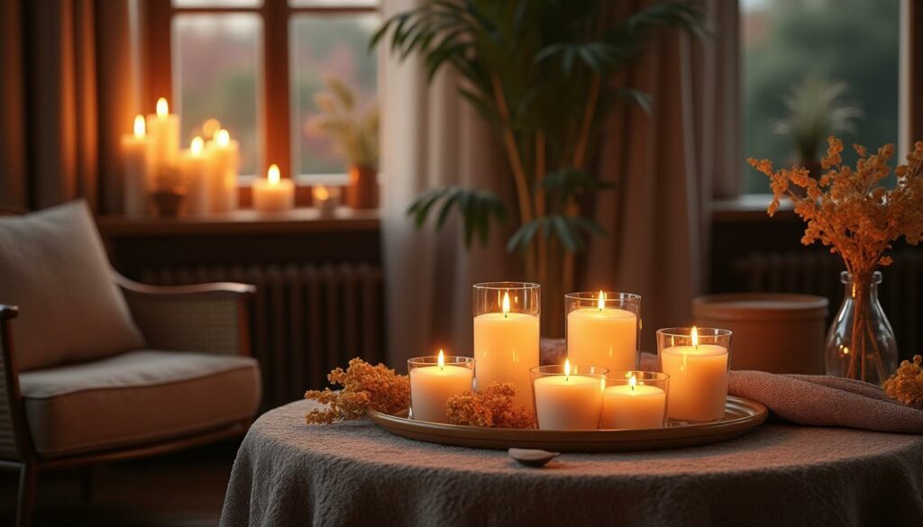 découvrez comment créer une ambiance feutrée et chaleureuse avec des bougies pour transformer votre espace en un véritable cocon douillet et apaisant.