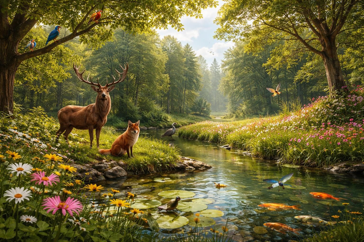 célébrons la journée mondiale de la biodiversité aujourd'hui en sensibilisant à l'importance de protéger notre écosystème pour préserver la richesse et l'équilibre de la nature.