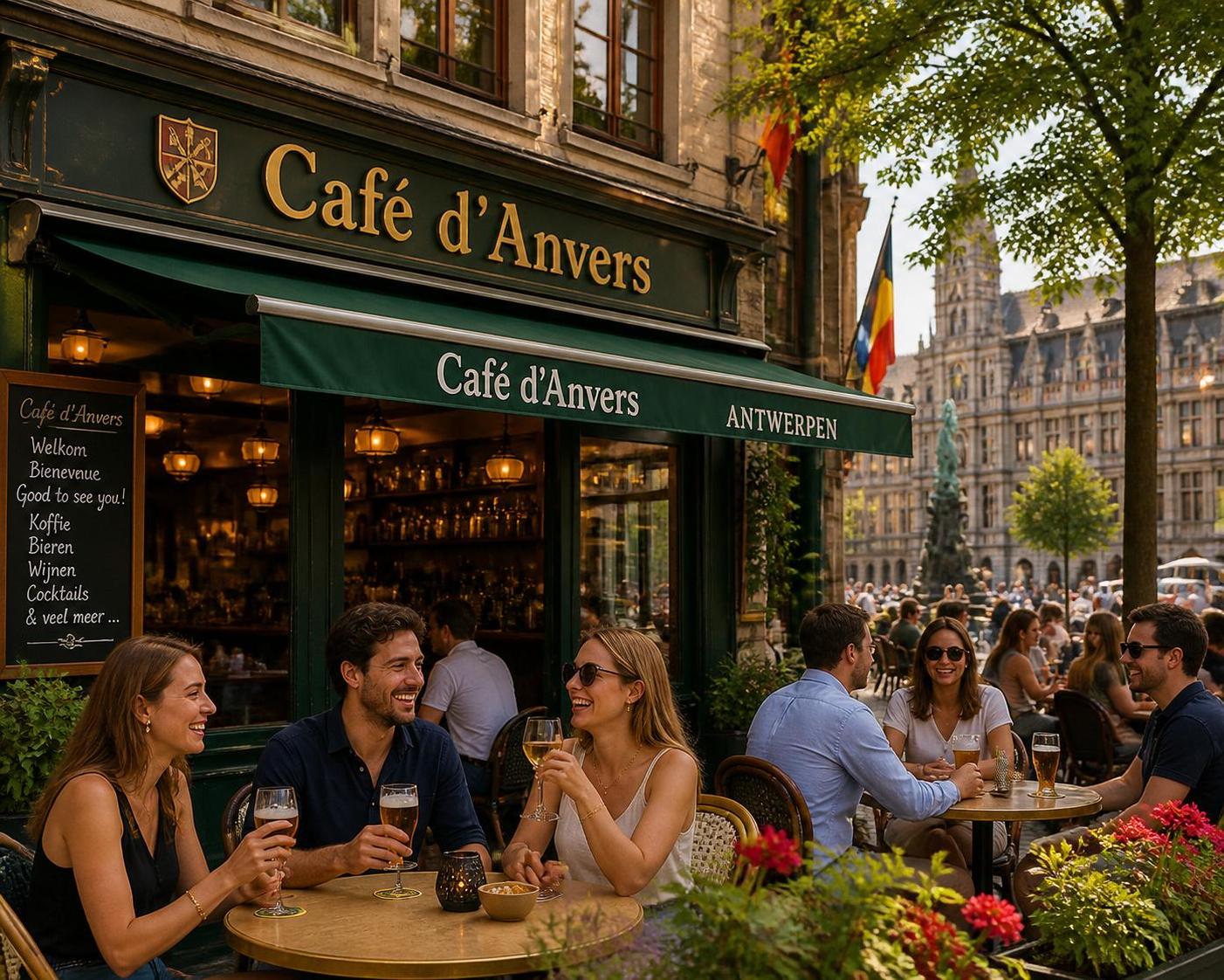 découvrez le café d’anvers en belgique, un lieu convivial et chaleureux parfait pour se retrouver entre amis et partager un bon verre dans une ambiance agréable.