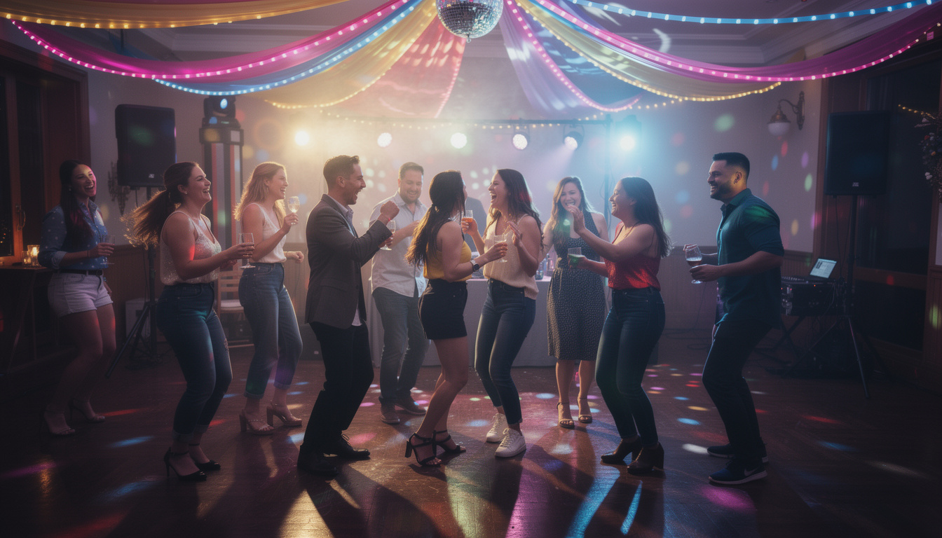 découvrez nos conseils pour créer l'ambiance idéale lors d'une soirée dansante entre amis et rendre votre événement inoubliable.