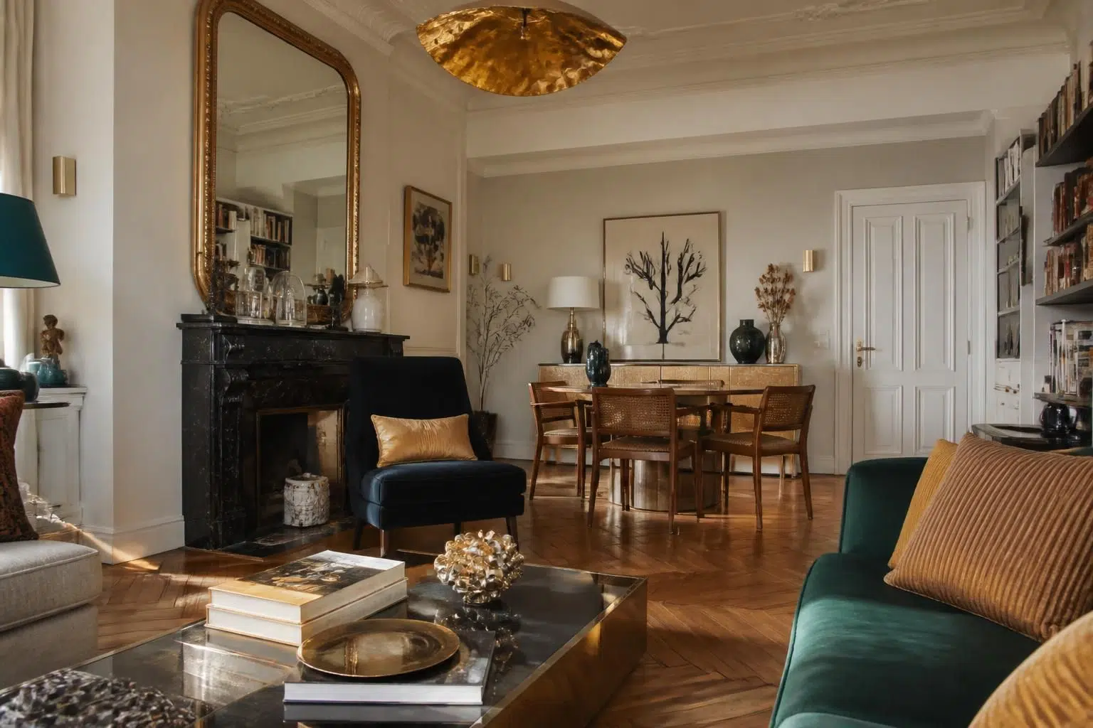 découvrez comment créer une déco chic avec des touches dorées en mélangeant différents styles pour un intérieur unique et élégant.