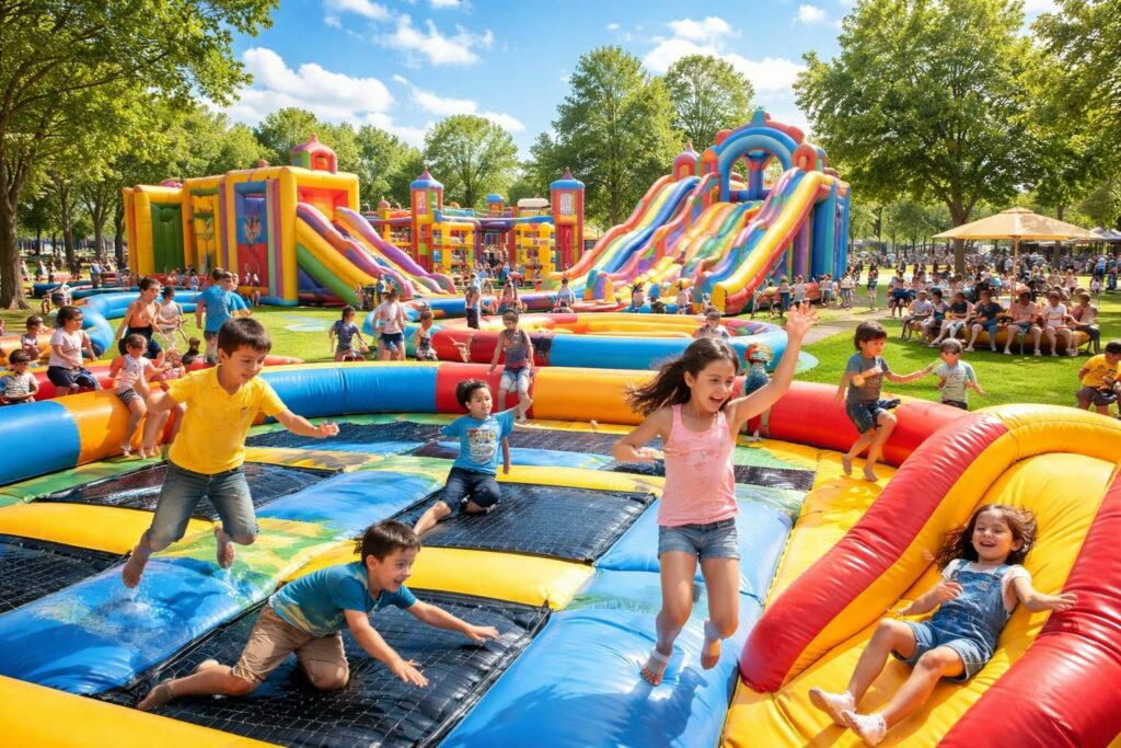 vivez des moments inoubliables au bulle d'air park à vénissieux, un lieu dédié aux jeux et aux loisirs pour toute la famille. venez découvrir le plaisir et l'aventure dans un cadre sécurisé et convivial.