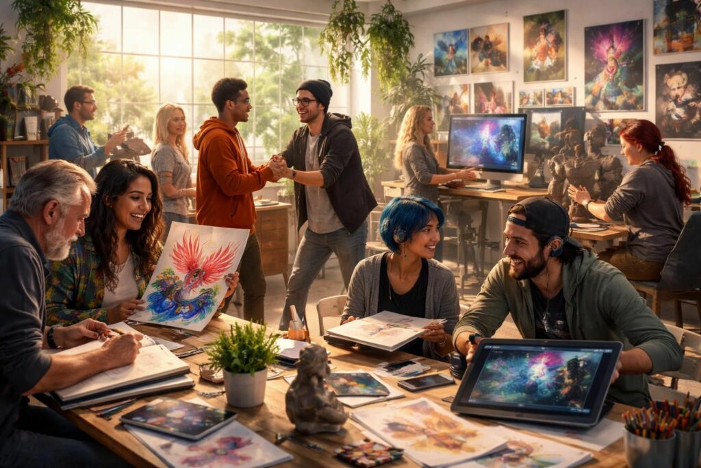 découvrez comment deviantart favorise un soutien mutuel au sein de la communauté artistique, en partageant inspirations, conseils et collaborations entre artistes passionnés.