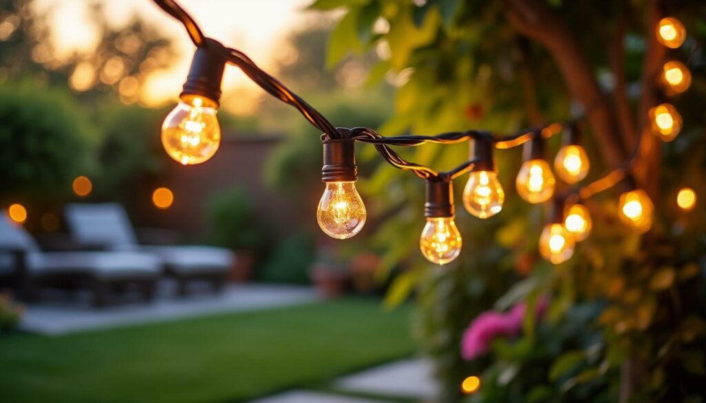 découvrez nos conseils d'entretien pour prolonger la durabilité de vos guirlandes lumineuses de jardin et créer une ambiance féerique en toute saison.