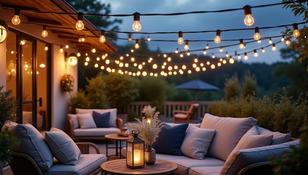 découvrez notre sélection de guirlandes guinguette tendance pour illuminer votre terrasse et créer une ambiance conviviale et chaleureuse.