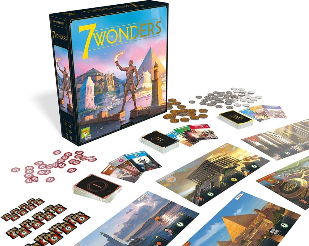 Le jeu de société 7 Wonders, prenez la tête de l’une des sept grandes cités du monde !