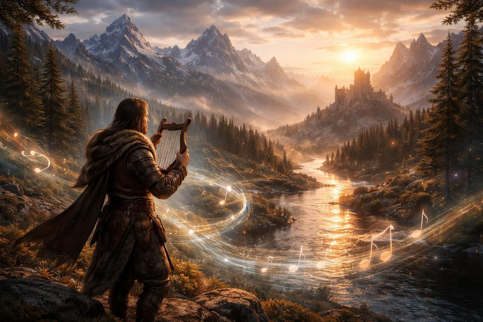 découvrez la musique immersive de skyrim et laissez-vous transporter dans un voyage sonore unique à travers les paysages enchanteurs de tamriel.