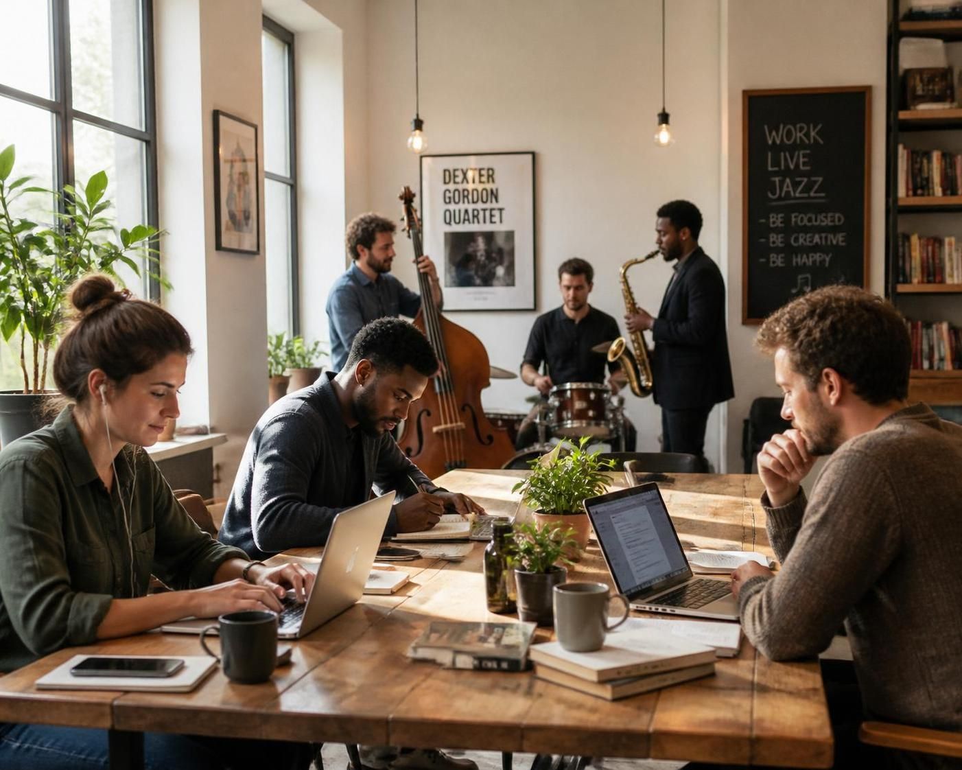 découvrez comment une ambiance jazz en fond peut améliorer votre concentration et booster votre productivité au quotidien.