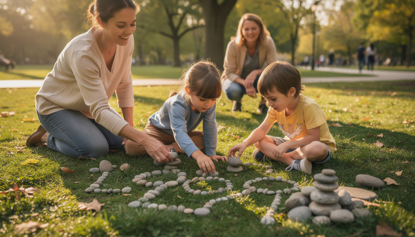 découvrez des idées originales pour jouer en famille avec des jeux utilisant des cailloux, favorisant la créativité et la convivialité.