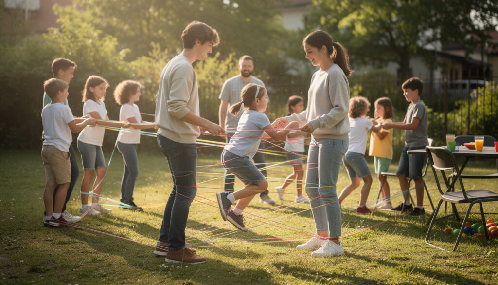 découvrez les jeux de l'élastique et leurs figures créatives pour animer vos fêtes avec originalité et amusement. parfait pour tous les âges et toutes les occasions.