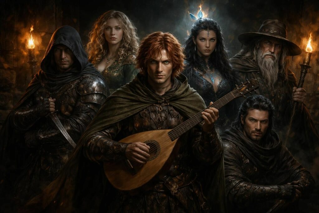 découvrez les personnages incontournables du tome 3 de la chronique du tueur de roi et plongez dans leurs aventures captivantes.