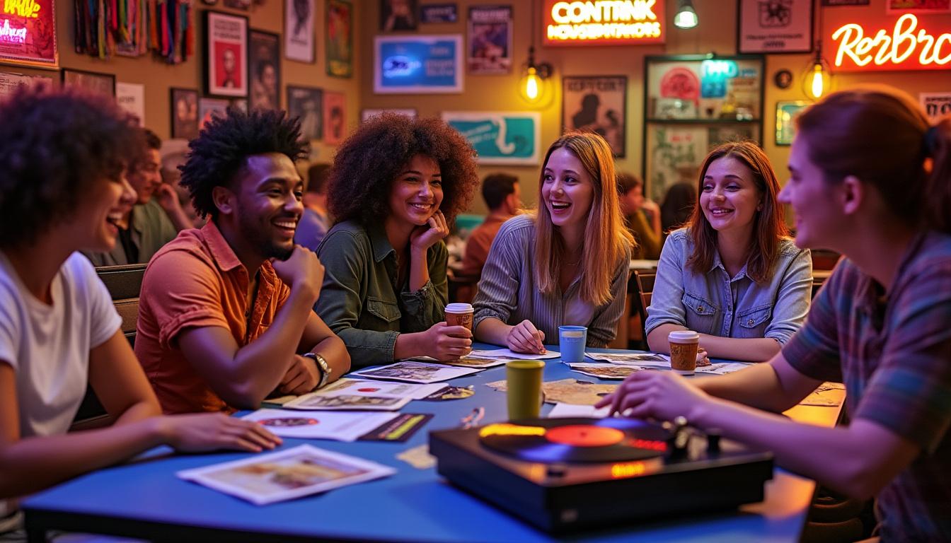 plongez dans les quiz musicaux rétro des années passées et revivez les plus grands succès d'hier pour un voyage inoubliable à travers le temps et la musique.