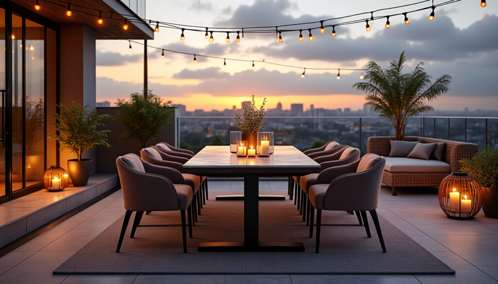 découvrez des idées de décoration tendance pour transformer votre soirée sur un rooftop en un événement inoubliable. ambiances élégantes, lumières festives et astuces déco pour sublimer chaque détail !