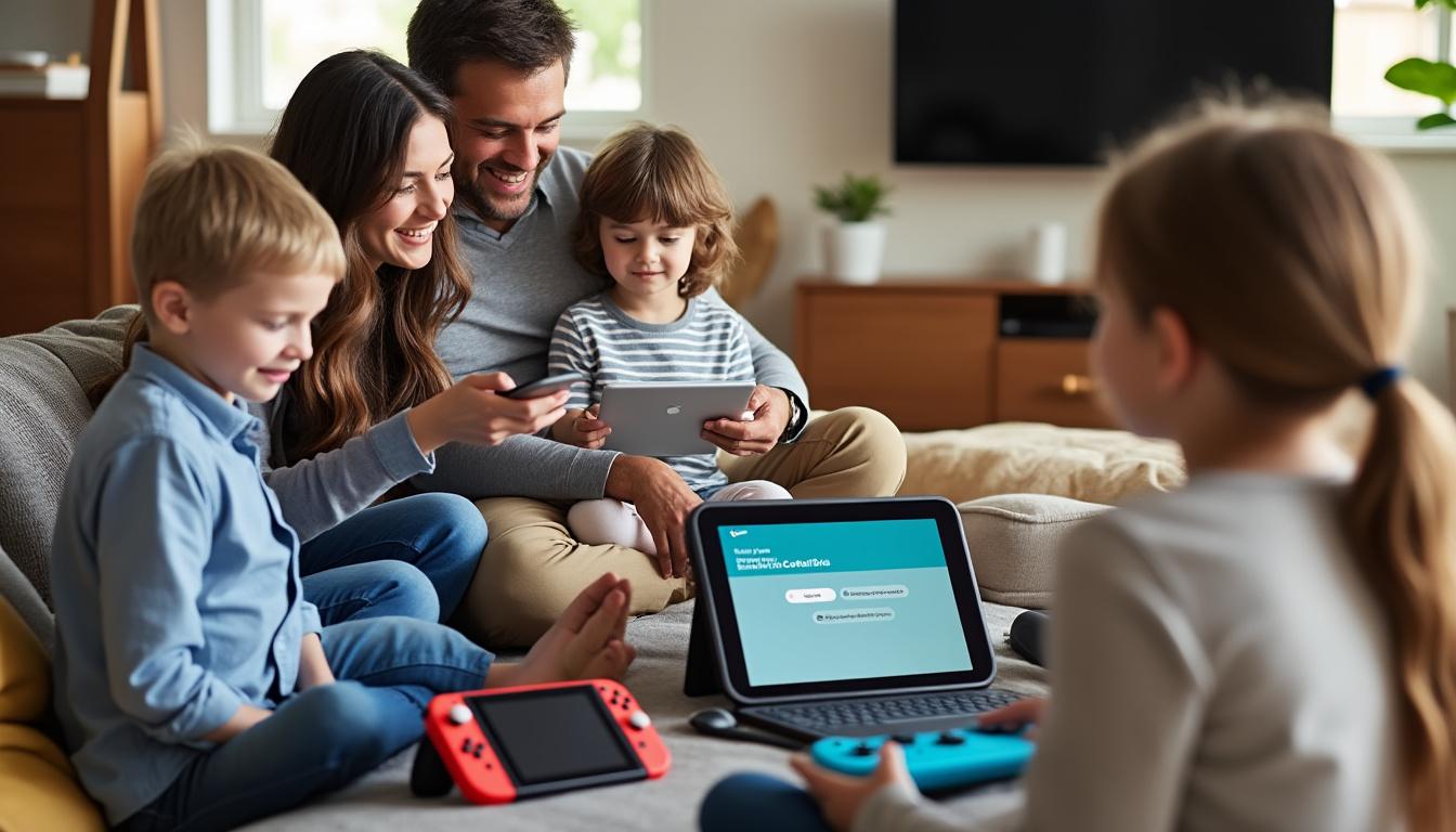 découvrez comment naviguer facilement dans les paramètres de contrôle parental de la nintendo switch. assurez la sécurité de vos enfants tout en leur permettant de profiter de leurs jeux préférés sans stress. suivez nos conseils pratiques et simplifiez la gestion des jeux et du temps d'écran.