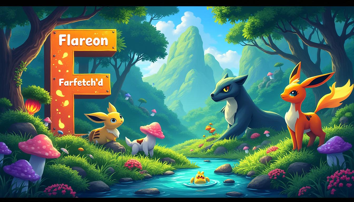découvrez la liste complète des personnages pokémon dont le nom commence par la lettre f. ne manquez aucun de ces pokémons fascinants et enrichissez votre pokédex avec notre sélection incontournable !