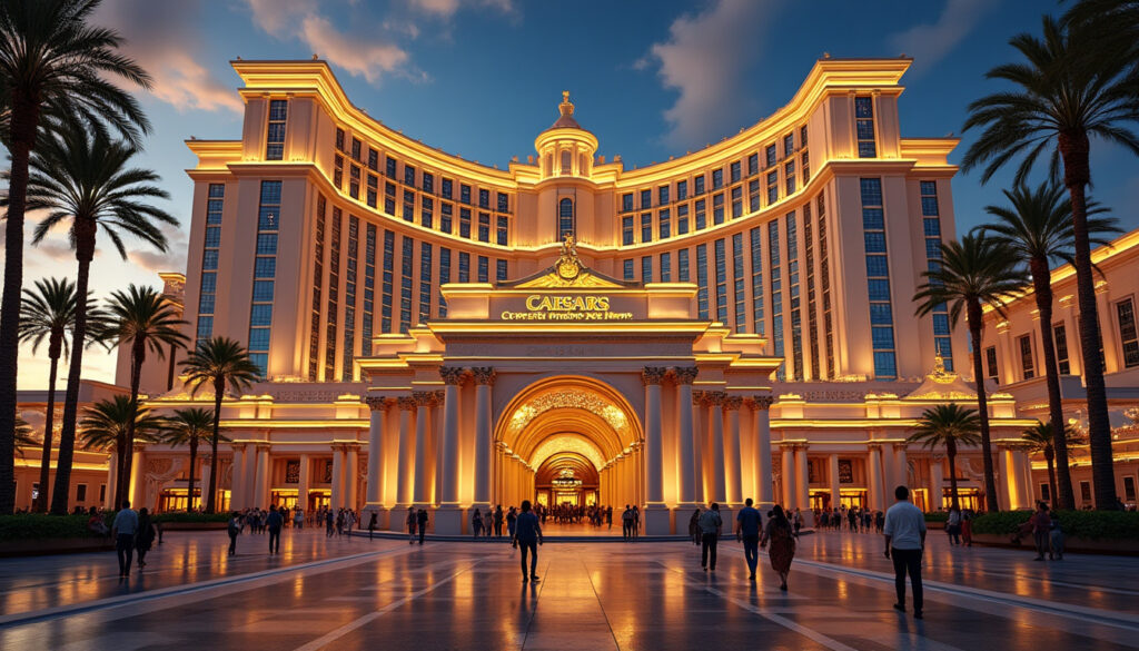 découvrez pourquoi le caesars palace à las vegas est une destination emblématique aux états-unis : son histoire légendaire, son ambiance luxueuse et ses divertissements inégalés en font un lieu incontournable pour tous les amateurs de casinos et de spectacles.