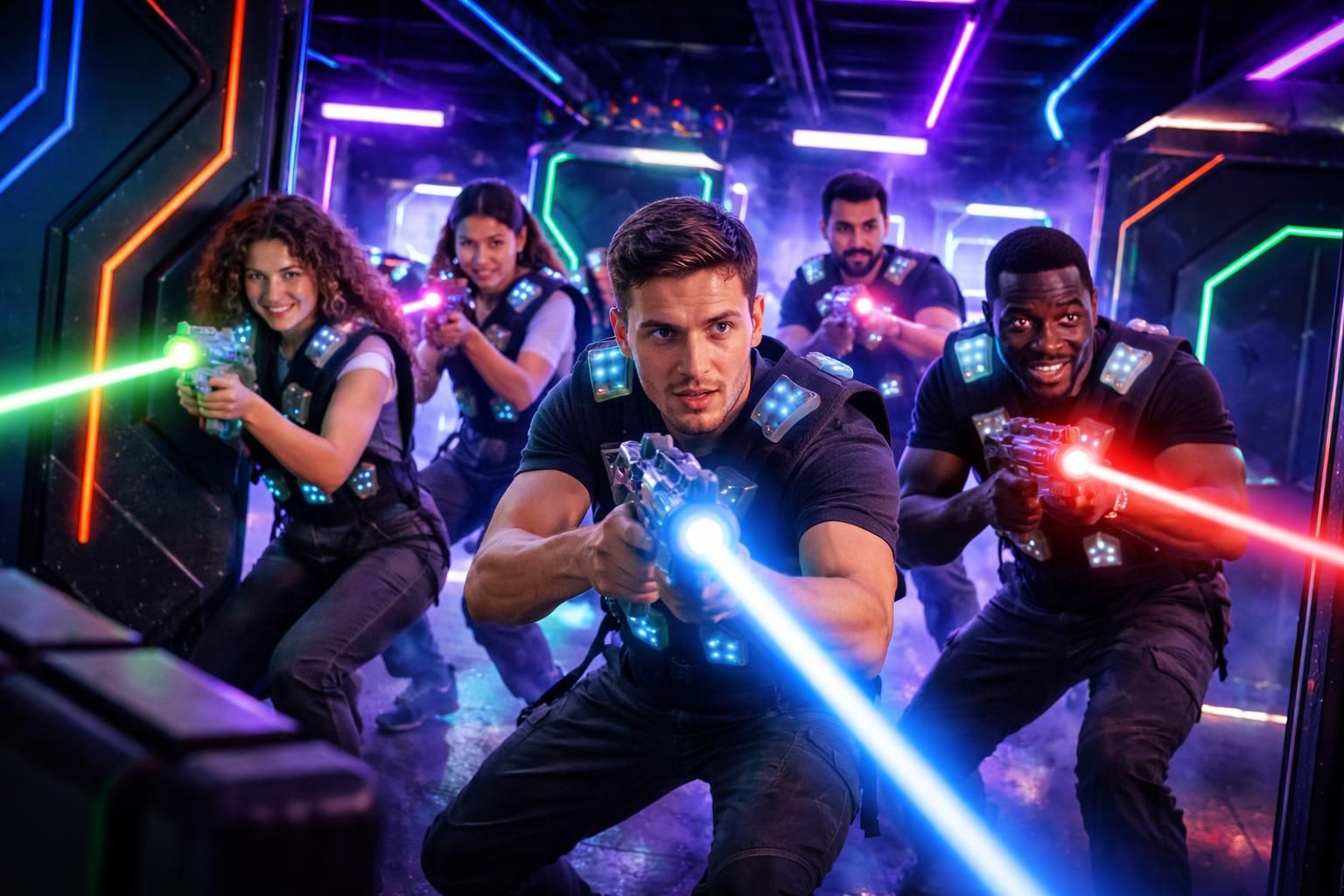 vivez une expérience inoubliable à laon avec notre laser game et trouvez votre équipe gagnante pour des moments de fun et de compétition.