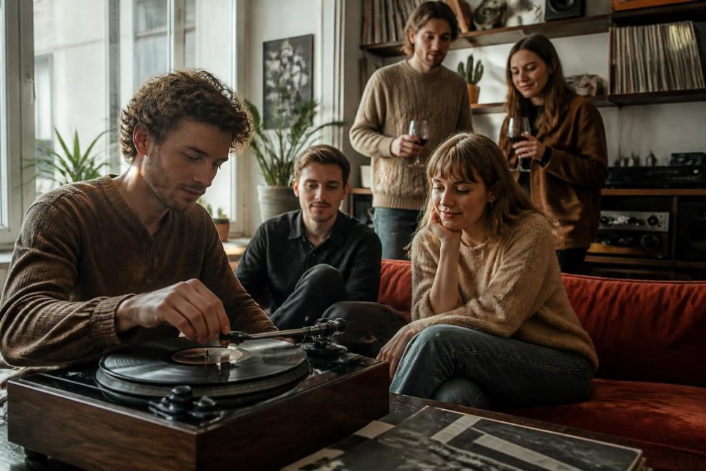 découvrez une playlist soul parfaite pour partager entre amis, alliant avec élégance les classiques vintage et les sons modernes.