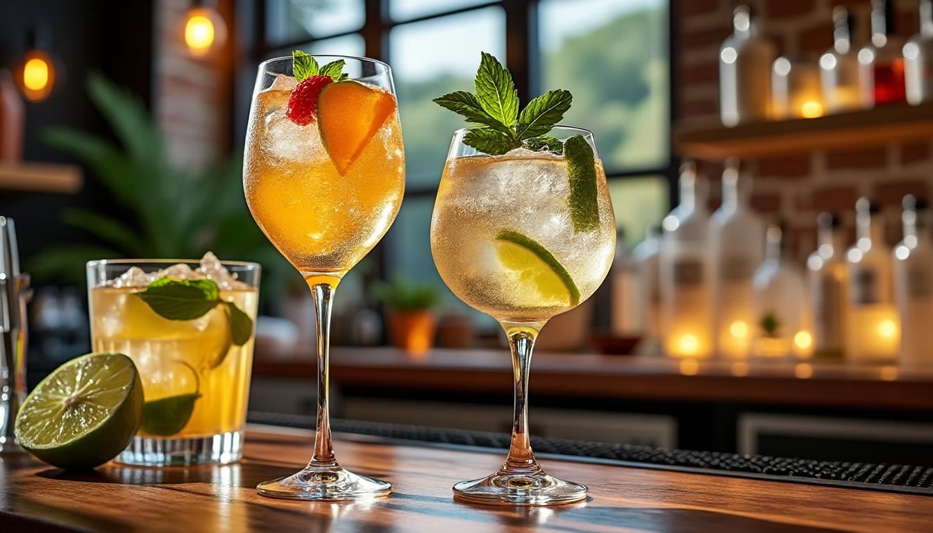 découvrez notre visite virtuelle immersive d'un bar à gin tonic et plongez dans l'ambiance unique, les saveurs raffinées et les secrets de fabrication qui vous y attendent.