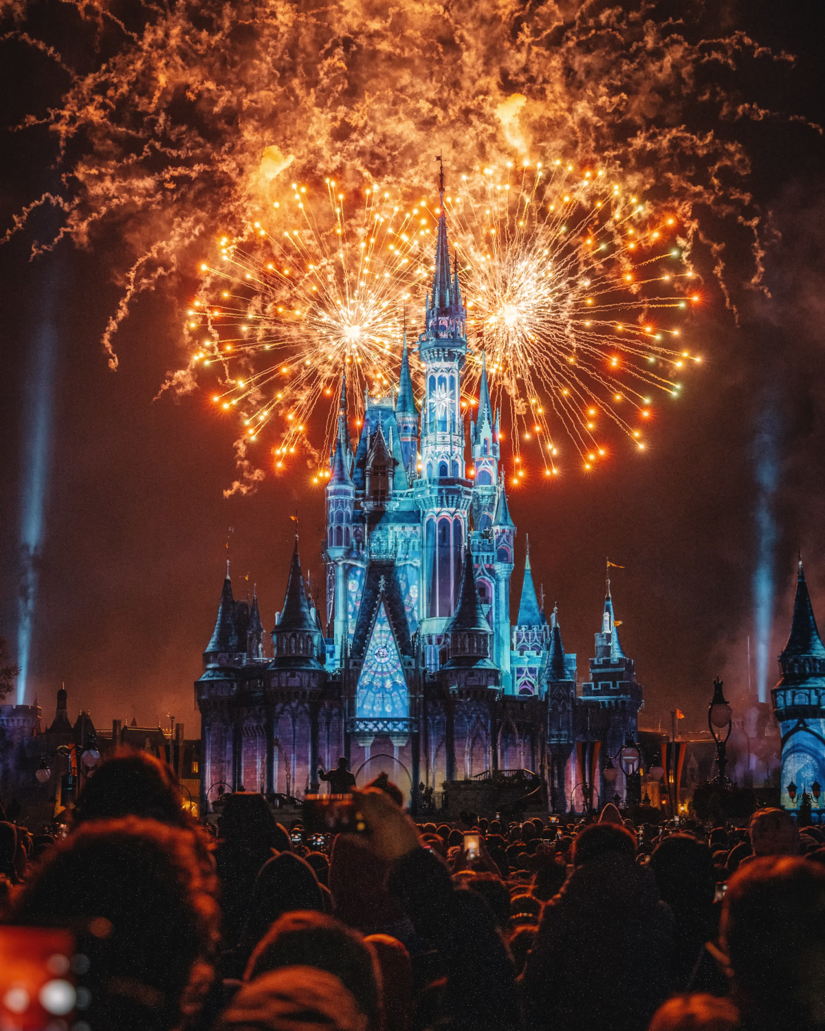 feu d'artifice disney