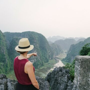 voyageur solitaire au vietnam